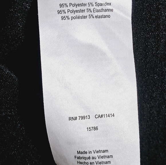 A Pea In The Pod Black Textured Pencil Maternity Black Dress Women Size M - Picture 4 of 6